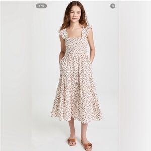 O.P.T. Calypso rose print dress
